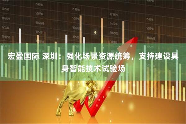 宏盈国际 深圳：强化场景资源统筹，支持建设具身智能技术试验场